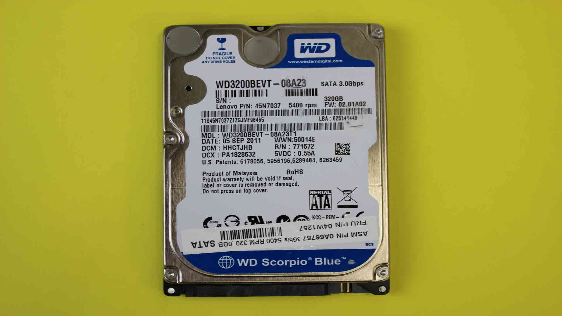 wd3200bevt-08a23t1-recovery