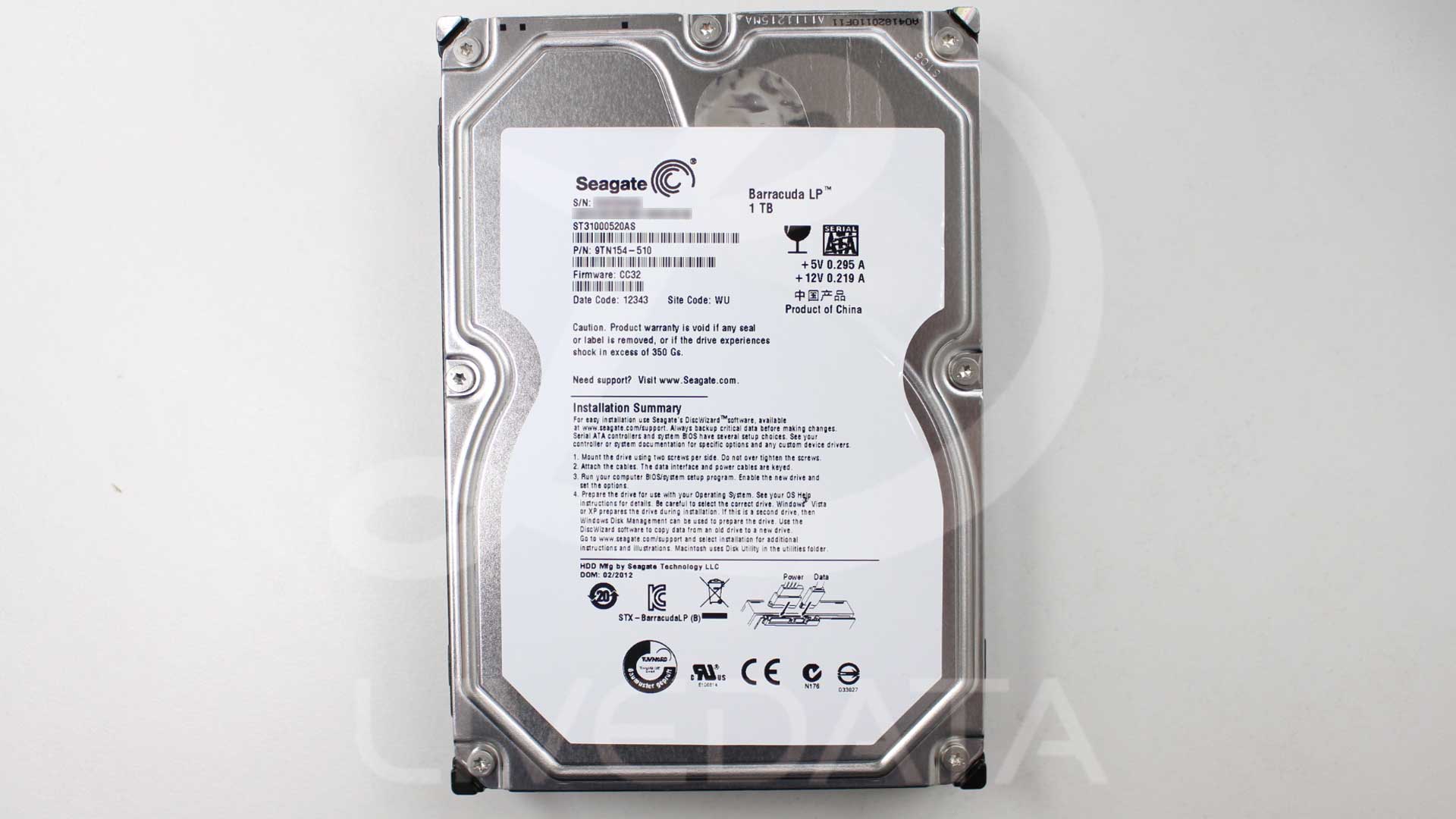 HDD モーター故障