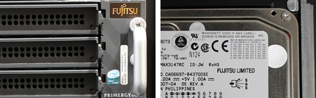 Fujitsu サーバー各種