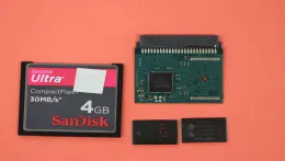 SDカード Sandisk UltraのCFカード(4GB)が認識しない。