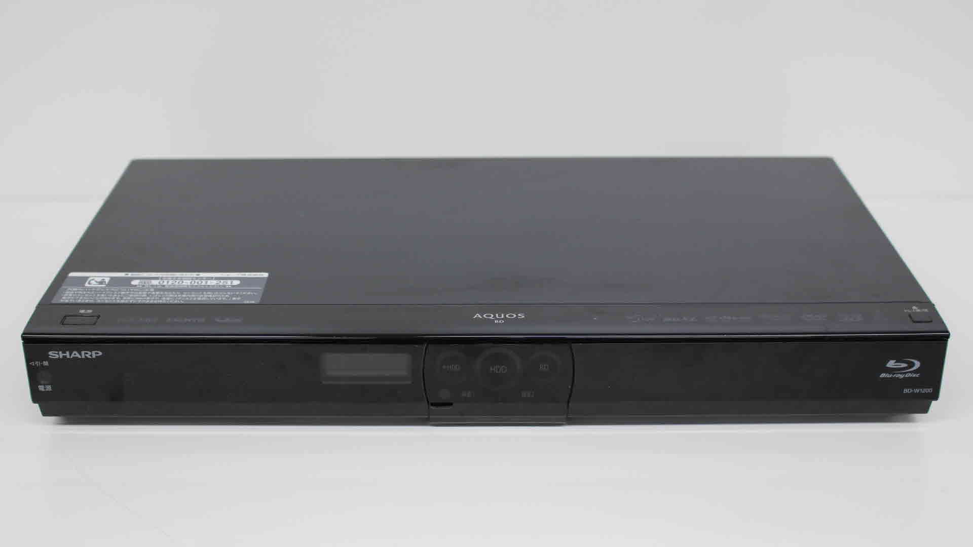 SHARP製HDDレコーダー BD-W1200 データ復旧実績 データ復旧専門 LIVEDATA