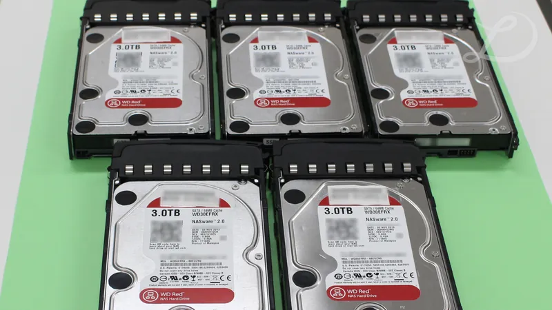 DG-ND400の障害ディスク