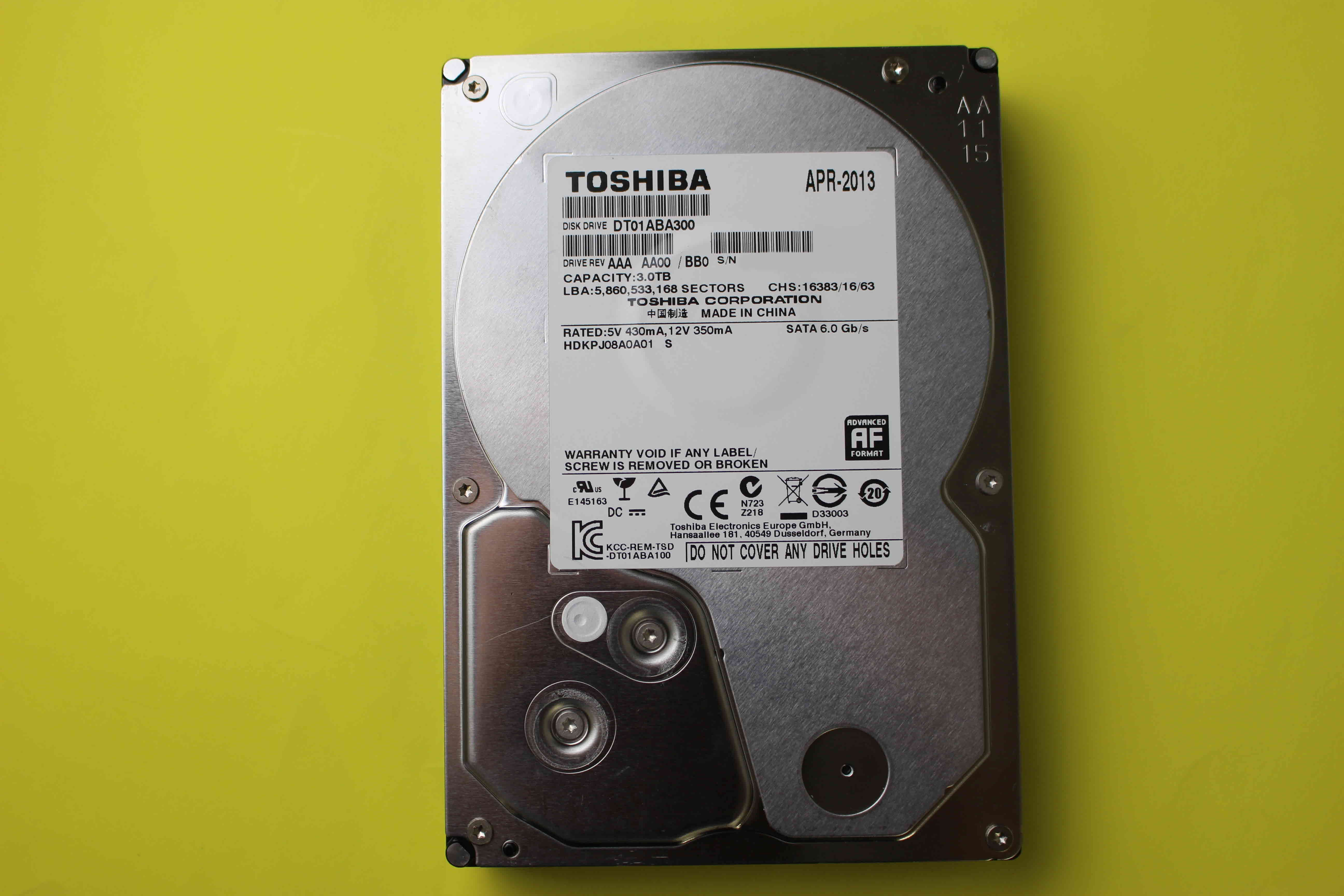 HDD モーター故障