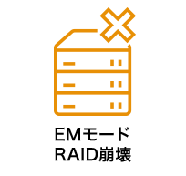 EMモード RAID崩壊
