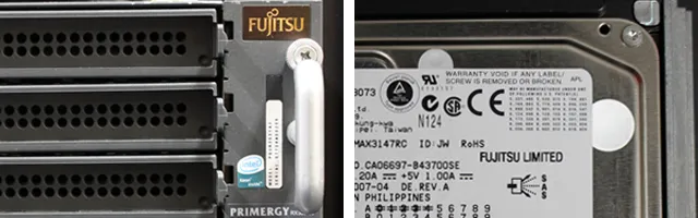 Fujitsu サーバー各種