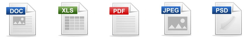 doc,xls,pdf,jpeg,psd