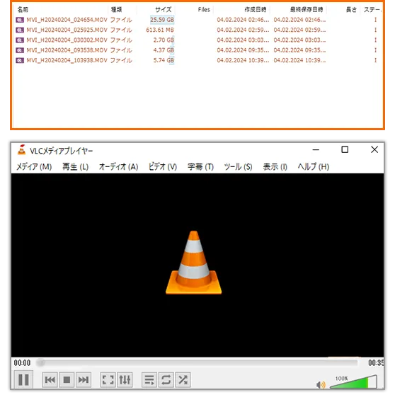 一般的なソフトで復旧した場合